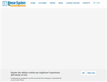 Tablet Screenshot of linearsystem.it
