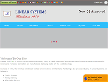Tablet Screenshot of linearsystem.net